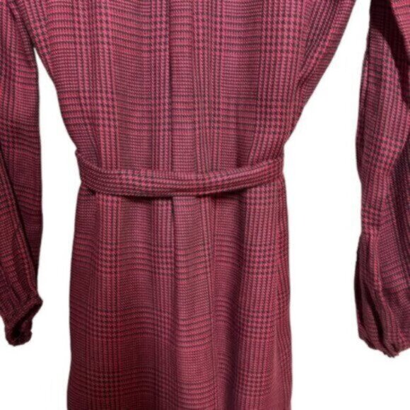 NWT Paige | Rumba Red & Black Plaid Isabelle Mini Dress Size XS - Picture 10 of 15